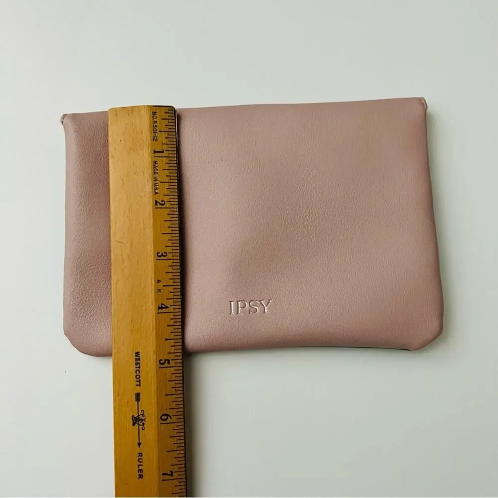 Ipsy Unstoppable Envelope Pouch teal green blush pink